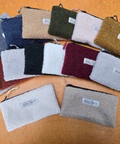 Soft & Snuggly Zippered Pouches - Asst'd colours