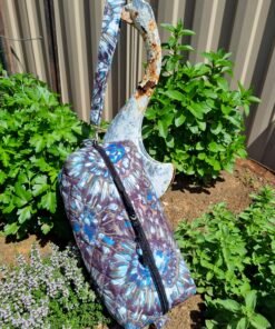 Quilted Boxy Bag with Wristlet Strap- Jewel