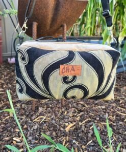 Large Black & Gold Boxed Bag