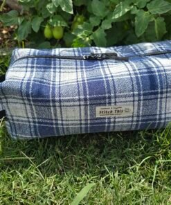 Giant Utility Dopp/Gear Bag - Blue Plaid