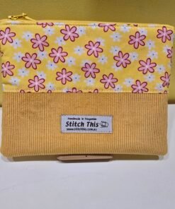 Zippered Pouches - Daisies Small