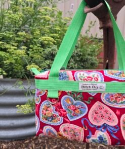 Boxy Toiletry Bag - Loving Hearts