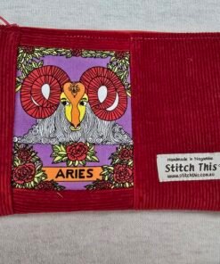 Zodiac Pouch - Aries Red/Brown