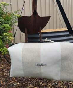 The "Eco-Voyager" Boxy Travel Bag - Cream/Beige