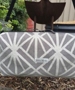 The "Eco-Voyager" Boxy Travel Bag - Kikka Grey/Cream