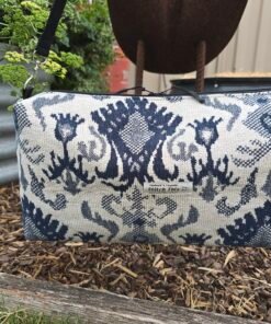 The "Eco-Voyager" Boxy Travel Bag - Midnight/Ivory