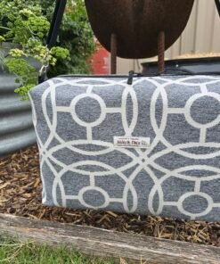 The "Eco-Voyager" Boxy Travel Bag - Ringlet Grey/Ivory