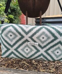 The "Eco-Voyager" Boxy Travel Bag - Forest Green