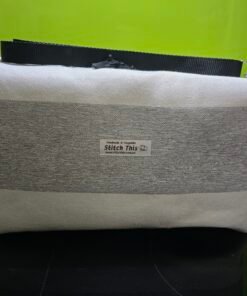 The "Eco-Voyager" Boxy Travel Bag - Stripe Horizontal