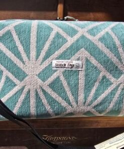 The "Eco-Voyager" Boxy Travel Bag - Mint
