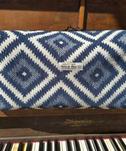 The "Eco-Voyager" Boxy Travel Bag - Blue Diamond