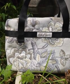 Boxy Toiletry Bag - Taupe Jacobean Medium