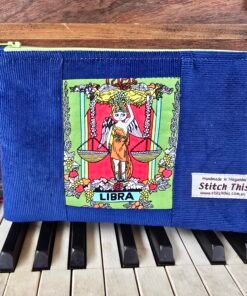 Zodiac Pouch - Libra Blue/Brown