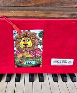 Zodiac Pouch - Leo Red/Brown