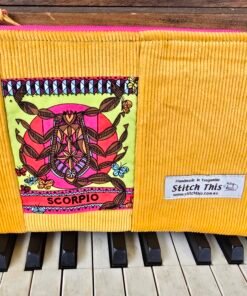 Zodiac Pouch - Scorpio Yellow/Brown