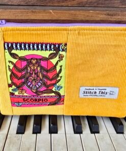 Zodiac Pouch - Scorpio Yellow/Brown