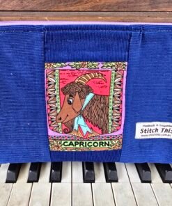 Zodiac Pouch - Capricorn Blue/Brown