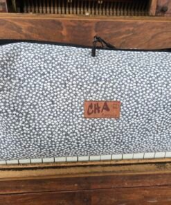 The "Eco-Voyager" Boxy Travel Bag - Ditsy Grey