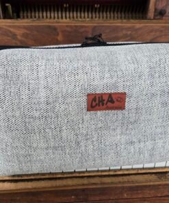The "Eco-Voyager" Boxy Travel Bag - Salt & Pepper Melange