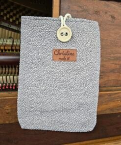 Book Pouch - Grey Marble