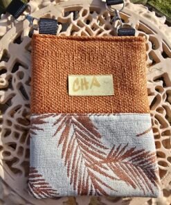 Crossbody Bag (no pocket)- Rust Leaf