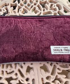 Zippered Pouch - Grape