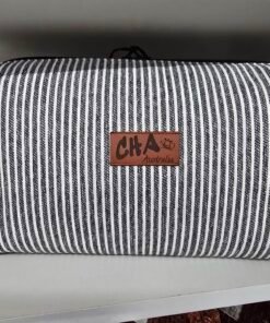 The "Eco-Voyager" Medium Boxy Travel Bag - Dark Grey