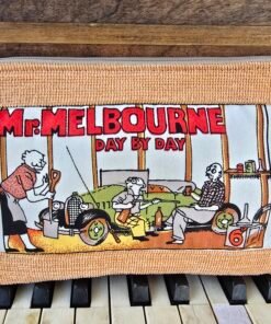Vintage Australiana Zippered Pouch - Mr. Melbourne