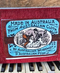 Vintage Australiana Zippered Pouch - Made in Australia