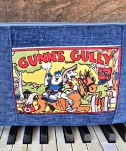Vintage Australiana Zippered Pouch - Gunn's Gully