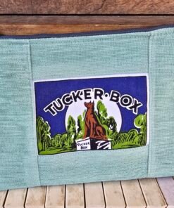 Vintage Australiana Zippered Pouch - Tucker Box