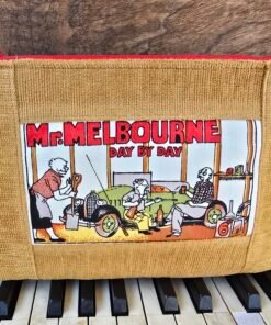 Vintage Australiana Zippered Pouch - Mr. Melbourne