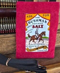 Vintage Australiana Crossbody Bag - Bushman Salt