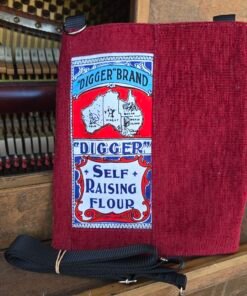 Vintage Australiana Crossbody Bag - Digger Brand - Self Raising Flour