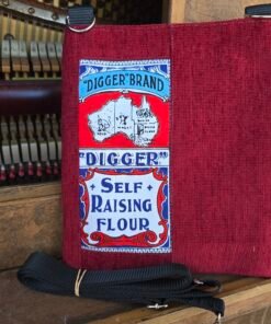 Vintage Australiana Crossbody Bag - Digger Brand - Self Raising Flour