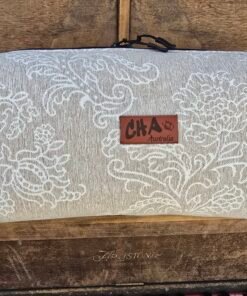The "Eco-Voyager" Boxy Travel Bag - Cream Paisley